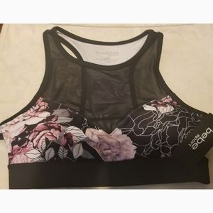 Bebe Floral Sports Bra